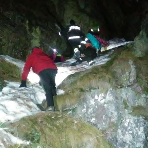 Val Pellice, il soccorso alpino salva quattro escursionisti bloccati dal ghiaccio