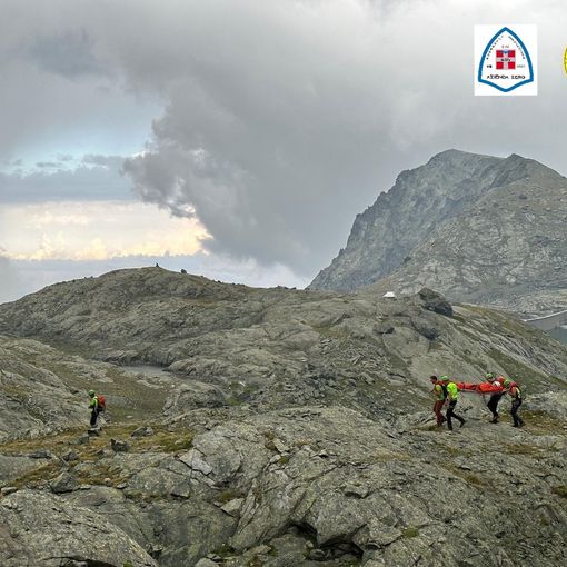 soccorso alpino in azione