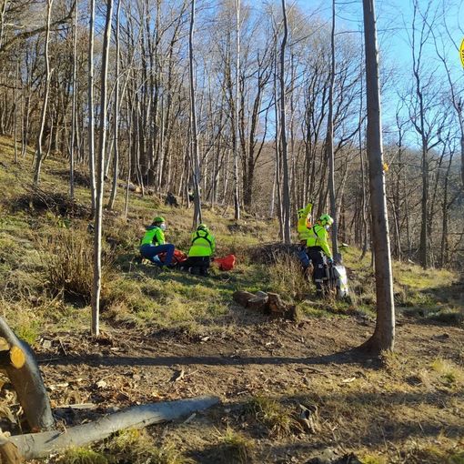 intervento del soccorso alpino