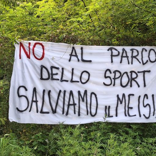Meisino, ambientalisti sul piede di guerra accolgono gli esponenti del Comune: &quot;No al parco dello sport&quot;