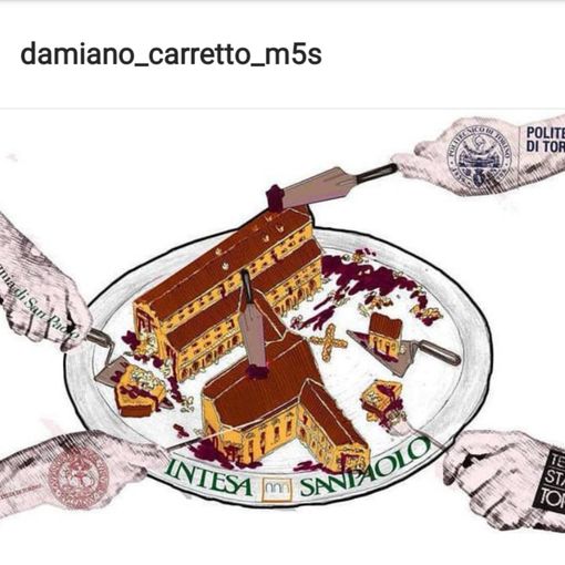 Cavallerizza, Carretto (M5S):&quot;Folle consentire alle fondazioni bancarie di fare &quot;spezzatino&quot; e privatizzarla&quot;