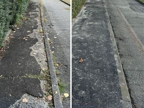 Beinasco risistema strade e marciapiedi pericolosi