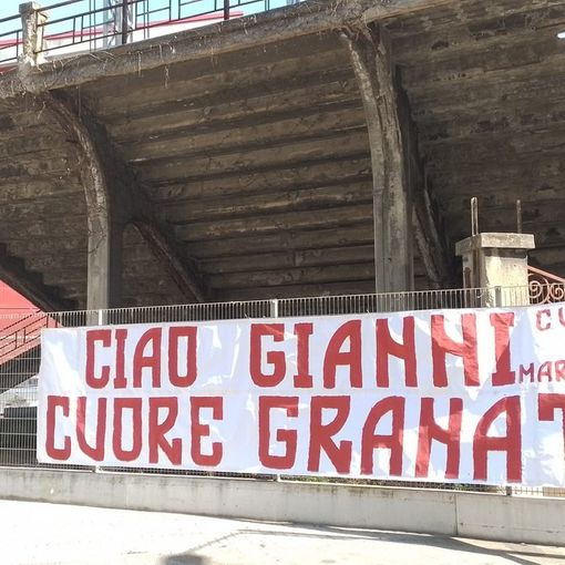 striscione filadelfia per gianni minà