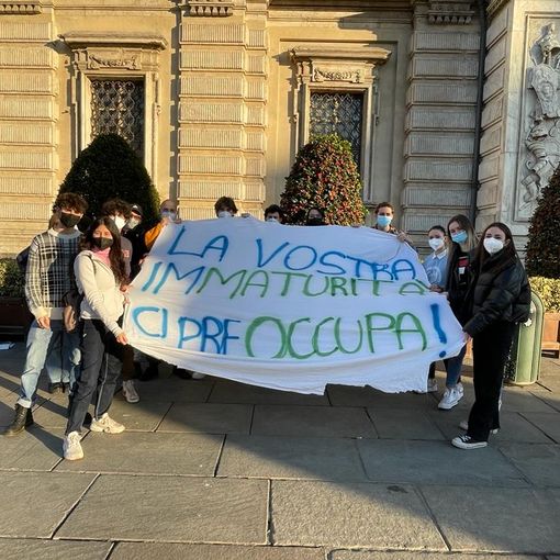 protesta studenti contro la maturità