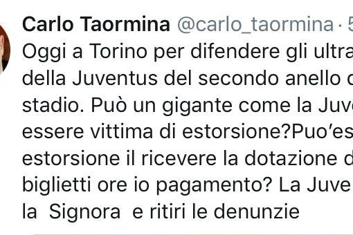 Ultrà Juventus: l'avvocato Taormina difenderà tre tifosi del gruppo &quot;Tradizione&quot;