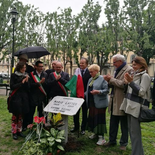 La città di Torino intitola un giardino a Mario Lattes