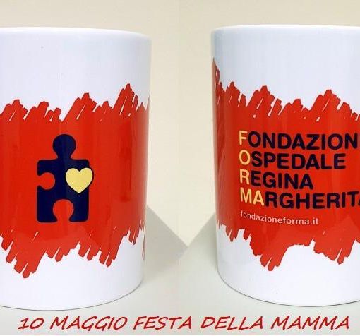 Festa della Mamma, una tazza &quot;griffata&quot; per sostenere il Regina Margherita