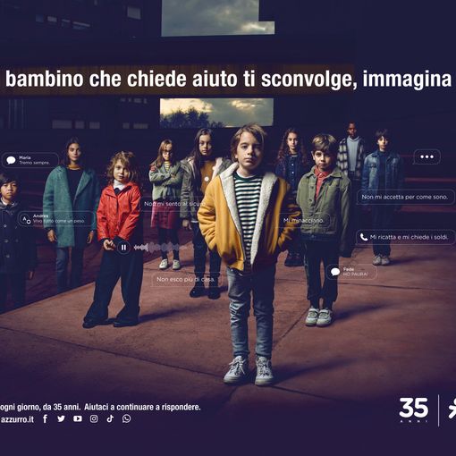 spot telefono azzurro 35 anni