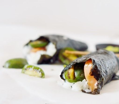 Idea della domenica: Temaki Nergi e Trota Affumicata