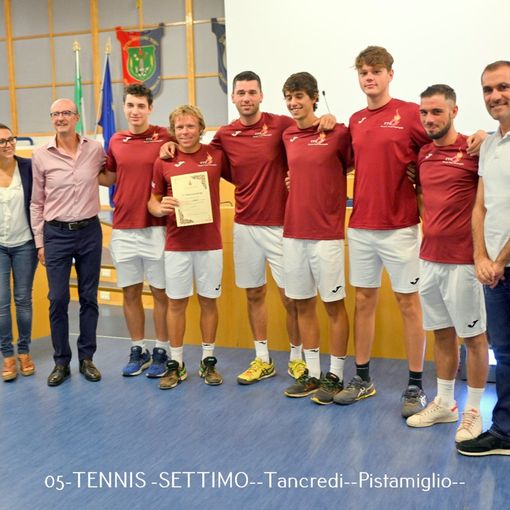 evento dedicato al tennis in Comune a Settimo Torinese