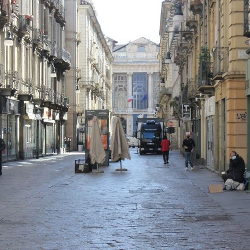 immagini di Torino zona rossa