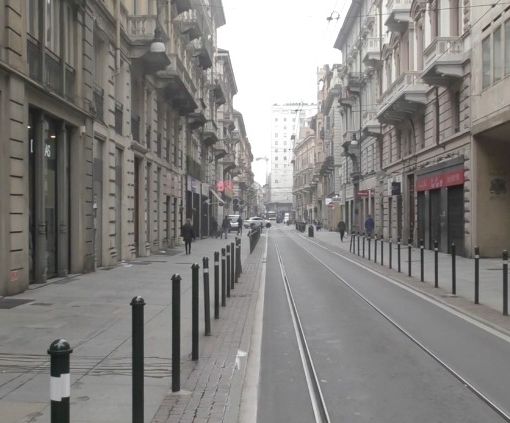 Torino deserta