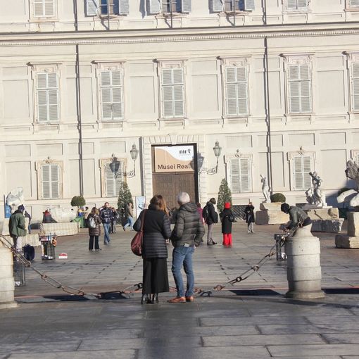 turisti nel centro di Torino