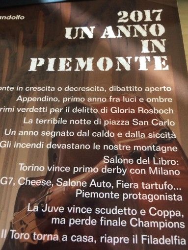 &quot;Un anno in Piemonte&quot;: Beppe Gandolfo racconta il 2017, &quot;un anno caldo in tutti i sensi&quot;