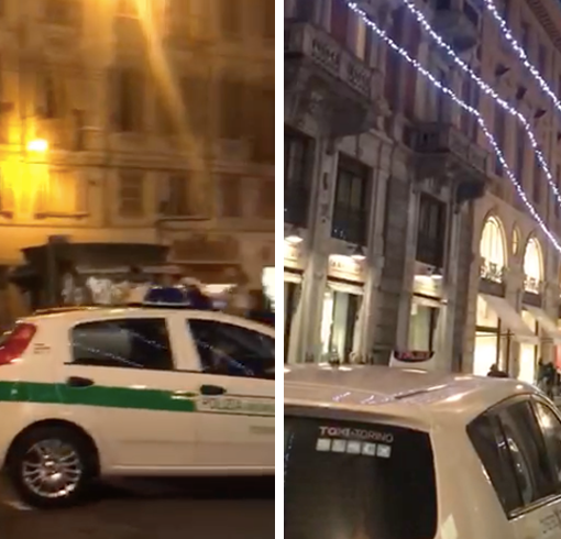 Centro preso d’assalto per gli ultimi regali di Natale: la municipale chiude via Santa Teresa