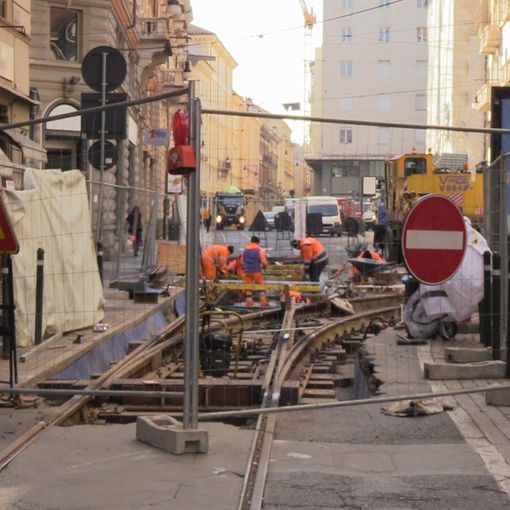 I lavori in via XX Settembre