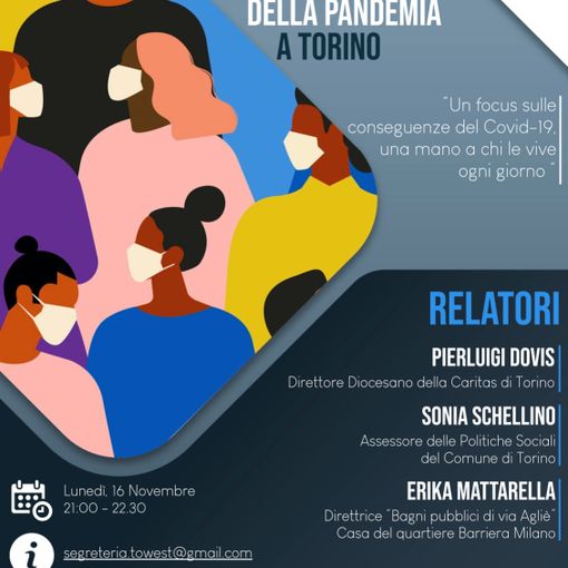 Rotaract organizza la videoconferenza &quot;Dialoghi sugli effetti sociali della pandemia a Torino&quot;