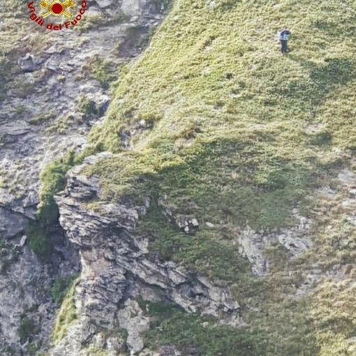 Escursionista si perde a Balme: recuperato dall'elicottero dei vigili del fuoco