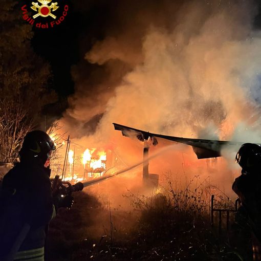 incendio chiusa di san michele