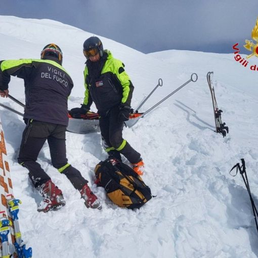 Vigili del fuoco: esercitazioni a oltre 2400 metri di quota in Via Lattea
