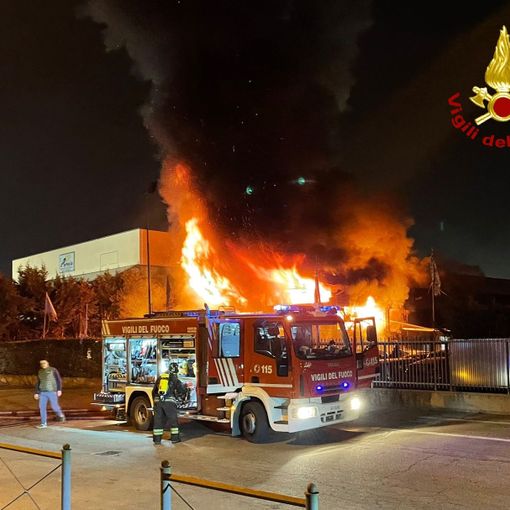 vigili del fuoco incendio carmagnola