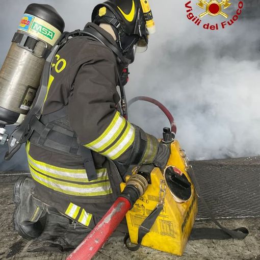 vigili del fuoco a osasio