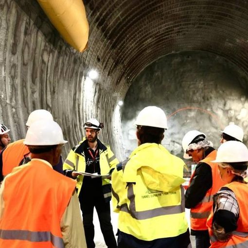 Una foto di repertorio del tunnel di base della Tav