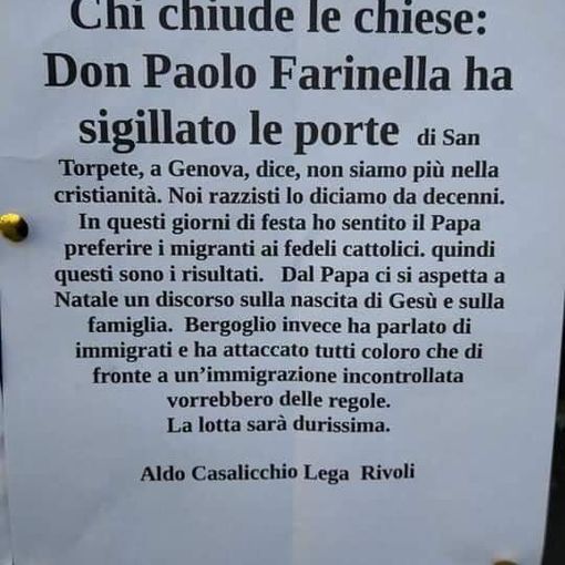Il volantino originale