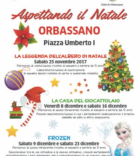 Domani al via &quot;Aspettando il Natale a Orbassano&quot;