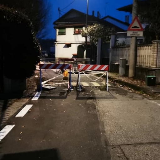 l'immagine della strada 'incriminata'