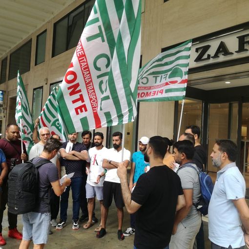 manifestazione di lavoratori