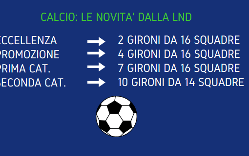 CALCIO, UFFICIALE: ECCELLENZA A 16 SQUADRE! - Svolta della Lnd. E la Prima perde un girone...