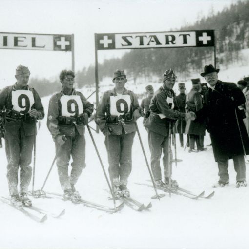 Un'istantanea scattata durante le Olimpiadi di Sankt Moritz 1928 (fonte: www.stmoritz.ch)