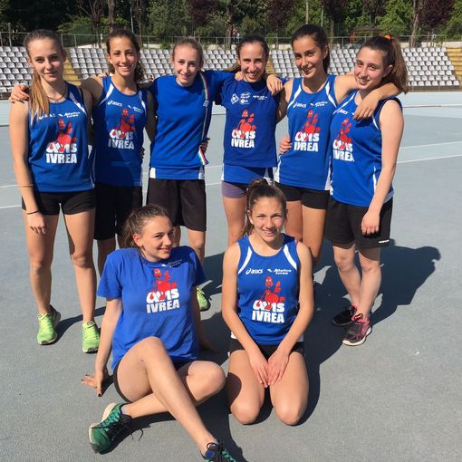 La squadra &quot;cadette&quot; dell'AVIS Ivrea, terze a Torino