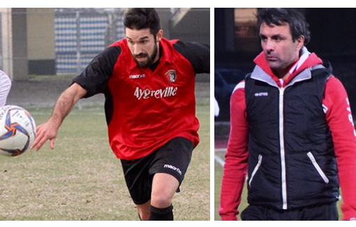 Andrè Cuneaz e mister Alberto Rizzo
