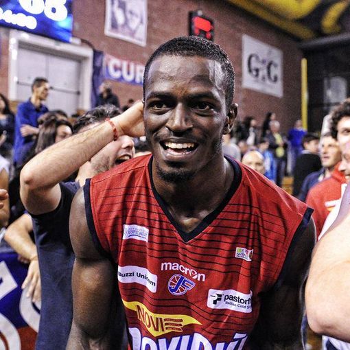 Pierre Fall, primo acquisto stagionale dell'Auxilium (foto dalla pagina facebook del club torinese)