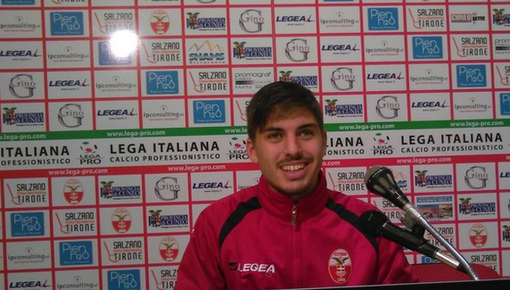 Luca Begolo a segno con Pinerolo
