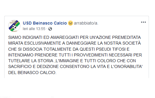 L'indignazione del Beinasco