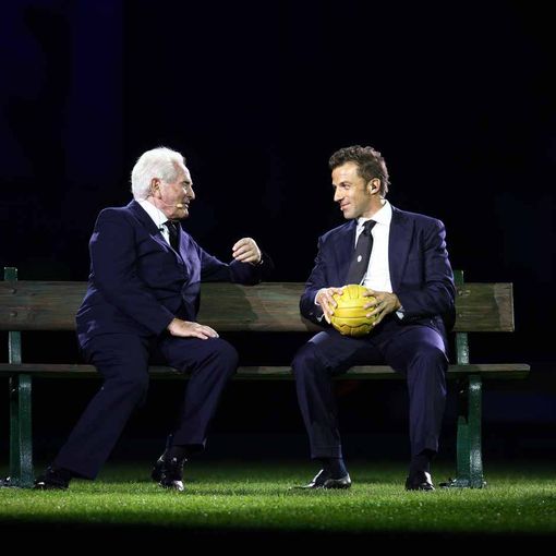 Boniperti e Del Piero insieme per la serata d'inaugurazione dello Juventus Stadium (foto juventus.com)
