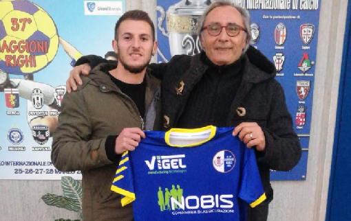 Umberto Miello con il ds Mimmo Cicciù del Borgaro