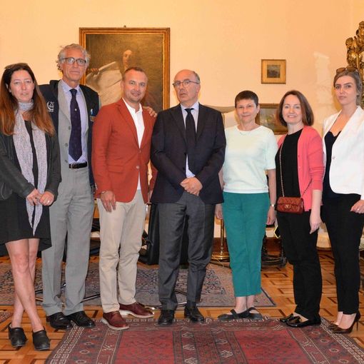 La FISU e la delegazione della 29esima Universiade Invernale di Krasnoyarsk in visita a Torino