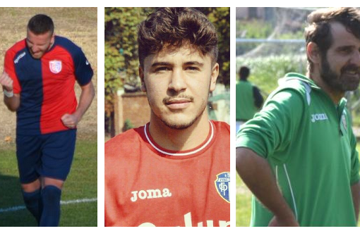 Ricky Poi dell'Accademia, Gili del Pinerolo e mister Falco dell'Union