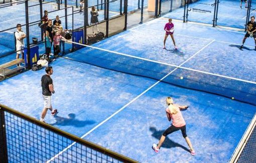 Un incontro di padel in un'immagine di repertorio
