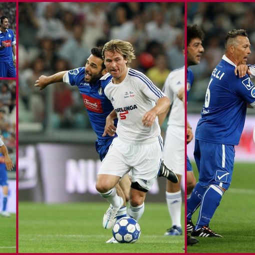 &quot;Partita del Cuore&quot;, in campo Nazionale Italiana Cantanti e Grandi Capitani come Buffon, Chiellini, Totti e Zanetti