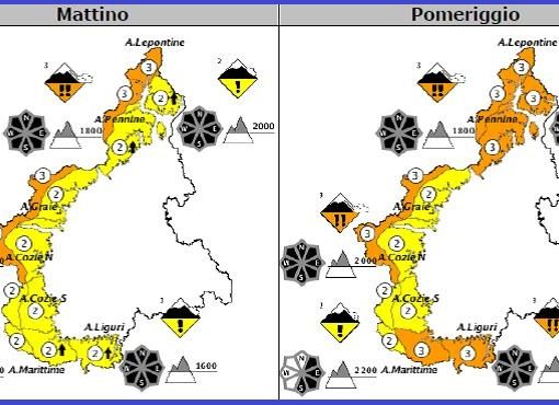 Nuove nevicate, aumento del grado di pericolo di piccole e medie valanghe