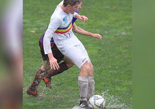 Verbania – Caronnese: primo tempo 0 a 0, poi il diluvio. Mercoledì si gioca il secondo