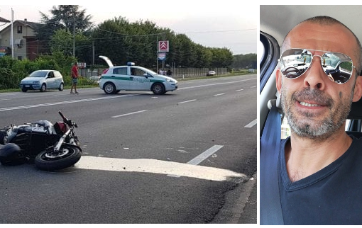 Il luogo dell'incidente e Fabio Porfido