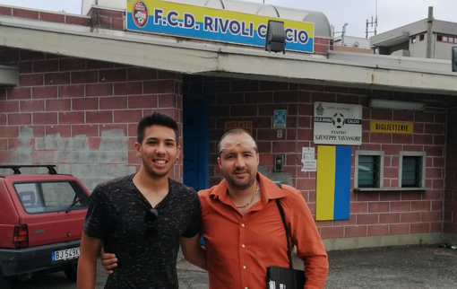 Alessandro Stocco con mister Ligato