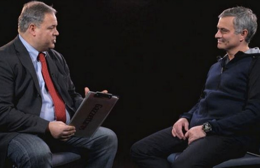Paolo Condò e José Mourinho in una puntata di &quot;Condò Confidential&quot;