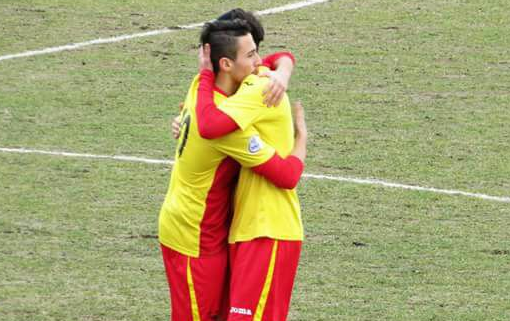 Christian Romano con la maglia del Bra